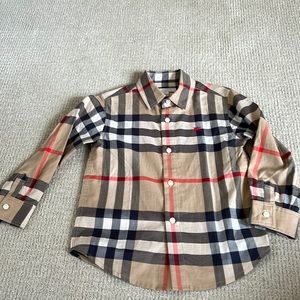 Burberry boys shirt